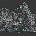 Black and White Racing Motorcycle With Number 88 Spoked Wheels And Black Seat