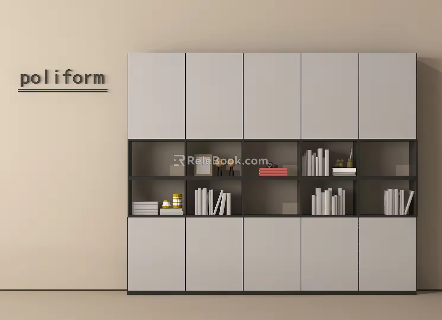 Modern File Cabinet File Cabinet 3d model