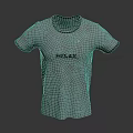 White short sleeve T-shirt with contrast neck cuff trim front printed RELAX text