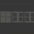 Modular Metal Grid Panel Structure With Interlocking Design And Durable Construction