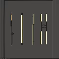 Modern Wall Sconce Designs With Sleek Metal Structures And Warm LED Illumination Effects