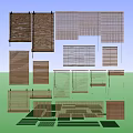 Elegant Window Blinds With Natural Wood Bamboo Slats And Horizontal Vertical Designs