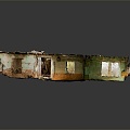 Modern Ruins Abandoned Factory Houses Broken Houses Broken Houses Houses Dwellings 3d model