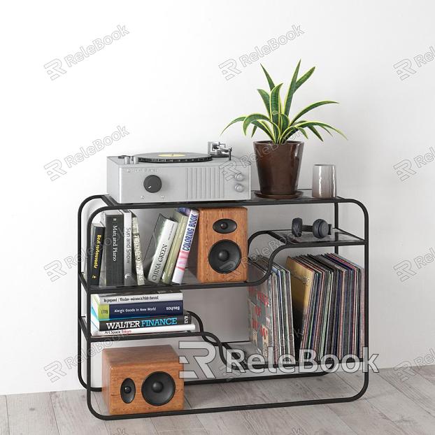 Modern Storage Rack Decorations Ornaments Combination model