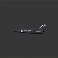 Royal Navy Skyhawk Model Aircraft With Gray Body And White Wing Tips