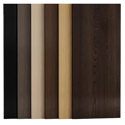 Natural Stone and Wood Planks Featuring Different Colors and Textures for Home Design 3d model