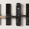 Modern Smart Door Locks With Digital Keypad And Fingerprint Scanner Designs