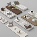 Various Stylish Sofa Bed Designs With Decorative Pillows Small Plants And Books