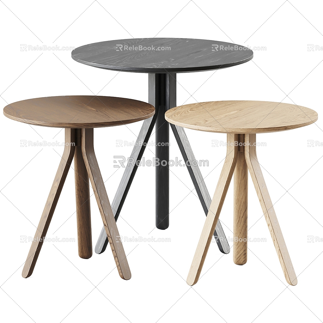 Nordic Side Table Coffee Table 3d model