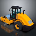 Heavy Duty Yellow Road Roller with Cabin for Construction Machinery Equipment
