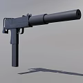 submachine gun 3d model