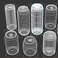 canned beer 3d model