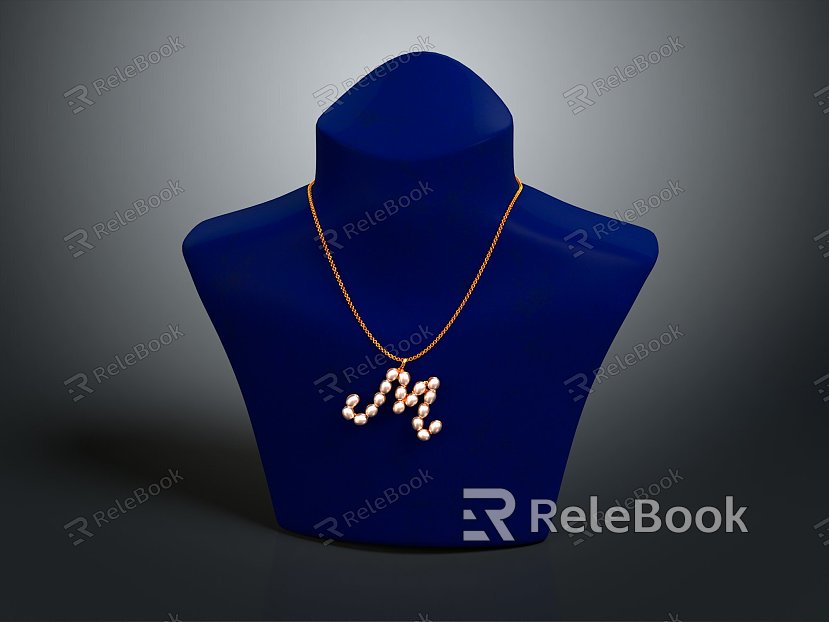 Necklace Tianzhu Necklace Ornaments Jewelry Fashion Necklace Accessories Jewelry Realistic Model model