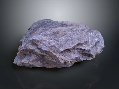 Natural Rough Wood Stone Material Piece With Textured Surface For Decorative Projects 3d model