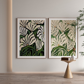 modern decorative painting 3d model