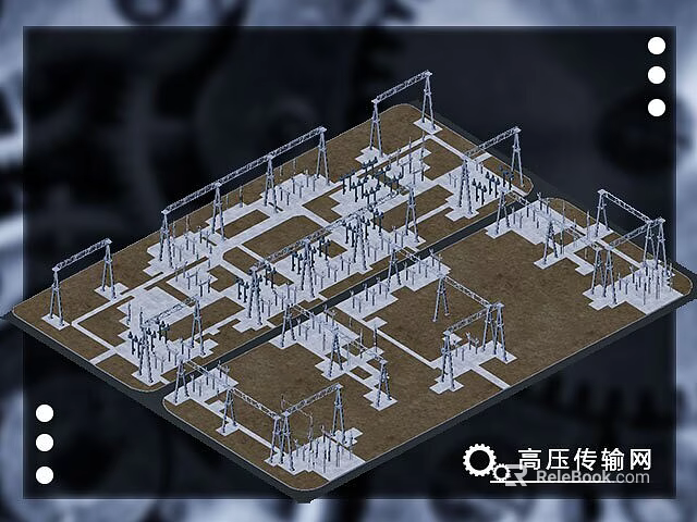 High Voltage Transmission Network Specialty Store Offering Quality Power Equipment Solutions 3d model 
