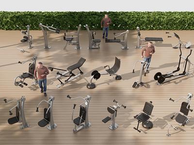 fitness equipment outdoor fitness equipment community fitness equipment sports recreation equipment park fitness equipment model