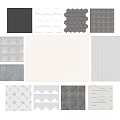 Modern background wall sound-absorbing wall sound-absorbing structure stone background wall stone wall 3d model