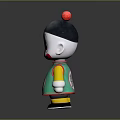 Puppet puppet wooden figure game character game character realistic character 3d model