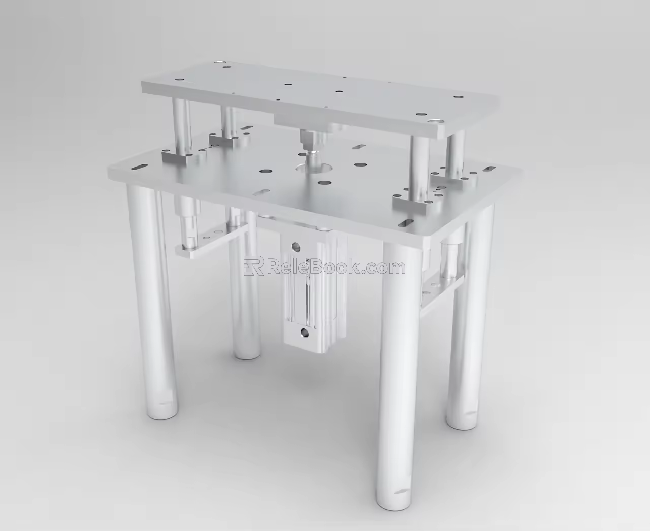 Industrial equipment automatic jacking module pneumatic module 3d model