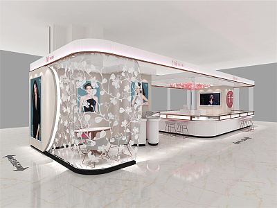 Modern Jewelry Store 3d model