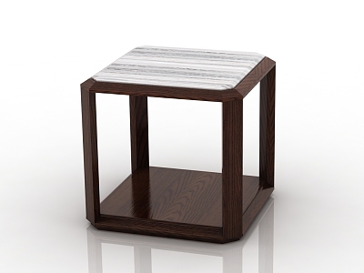 Light Luxury Corner Table 3d model