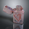 Lighter Mechanical Lighter Kerosene Lighter Windproof Lighter Realistic 3d model