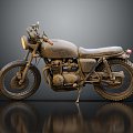 INDUSTRIAL LOFT MOTORCYCLE MOTORCYCLE CLASSIC MOTORCYCLE 3d model