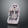 Child Safety Seat With Adjustable Headrest Padded Backrest And Secure Harness 3d model