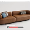 Modern Multiplayer Sofa 3d model