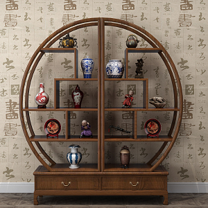 Chinese Antique Rack 3d model