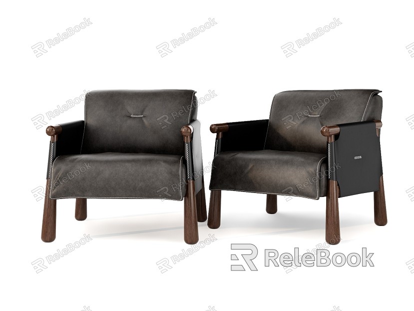 Nordic Single Sofa Leisure Chair Single Chair model