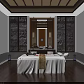 Luxurious SPA Room Interior With Massage Bed Wooden Flooring And Warm Lighting For Tranquil Ambiance