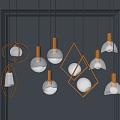 Light Luxury Chandelier 3d model