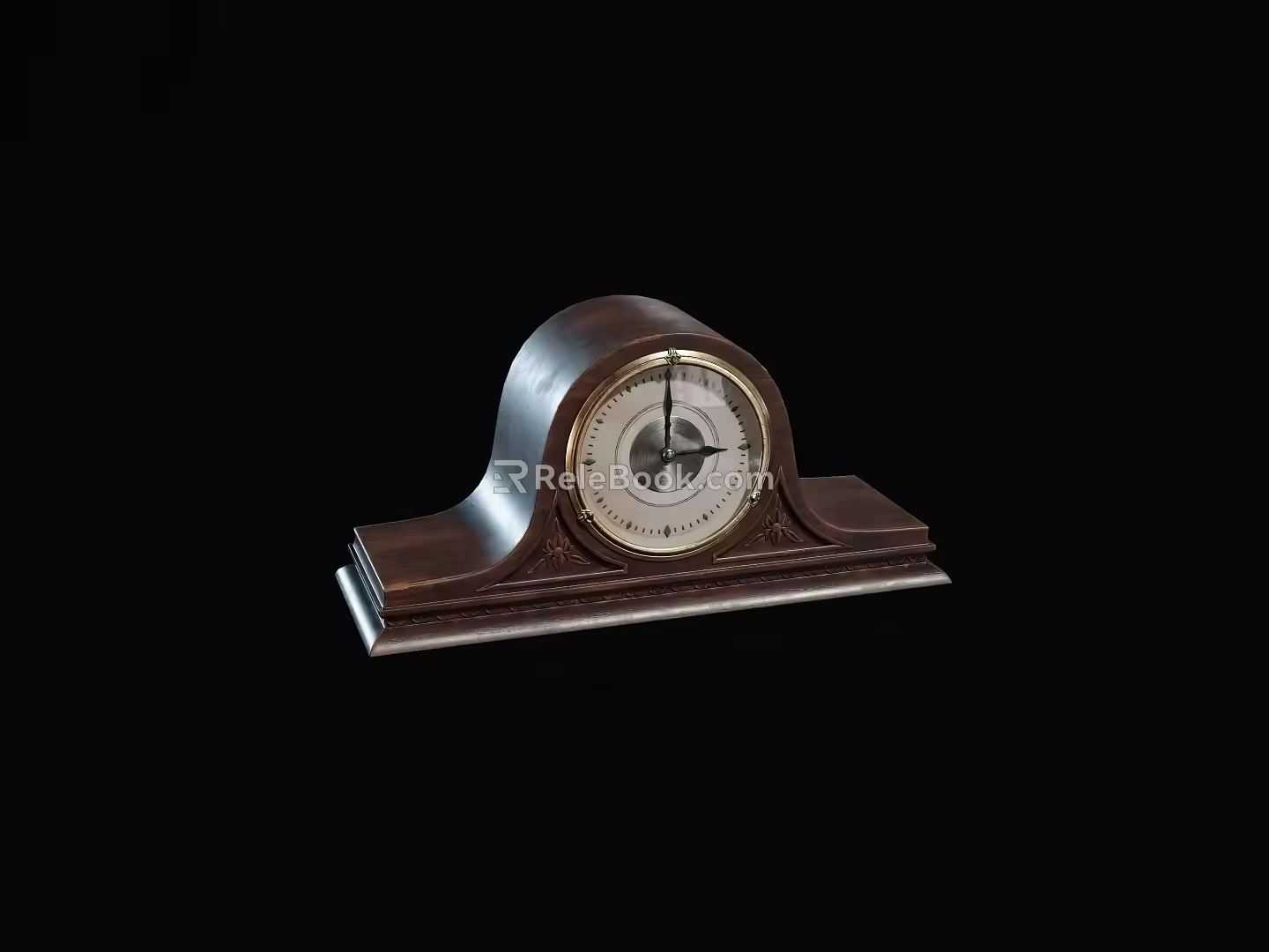 Old clock alarm clock 3d model