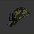 Stylish Caps Featuring Gray Striped And Camouflage Patterns For Daily Wear