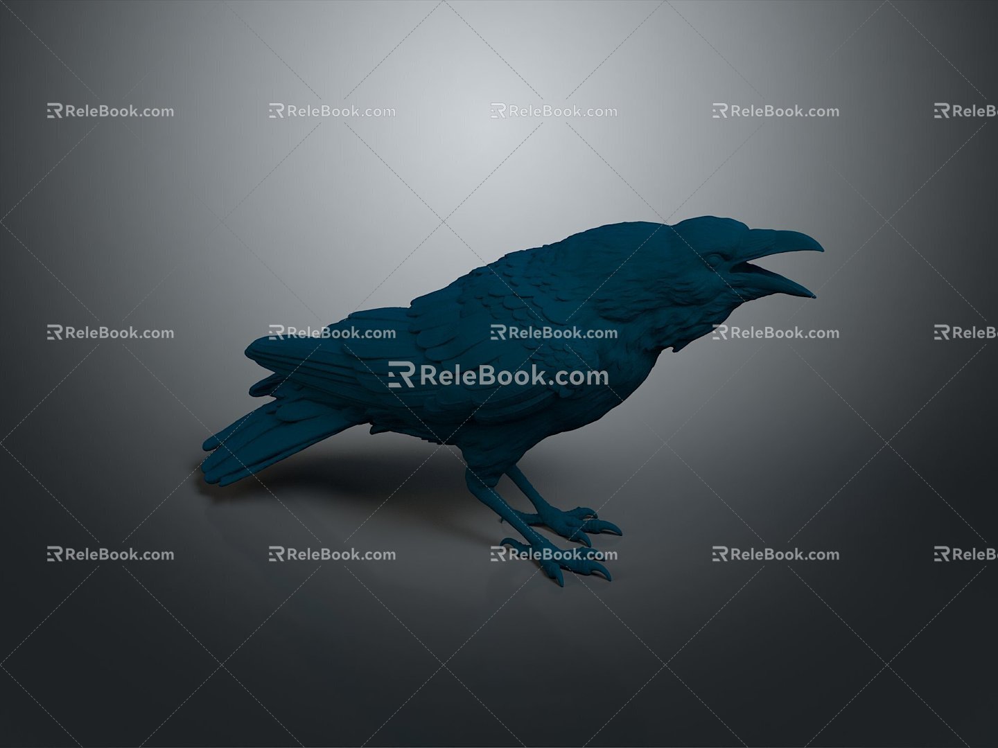 Modern Crow Crow Birds 3d model