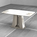 Modern dining table 3d model