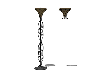 Pastoral floor lamp 3d model Pastoral floor lamp 3d model