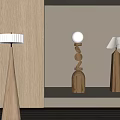 Modern Wooden Floor Lamps With Stylish Shades And Unique Bases In Interior