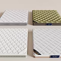 Various Mattresses With Quilted Patterns And Different Design Styles For Bedroom