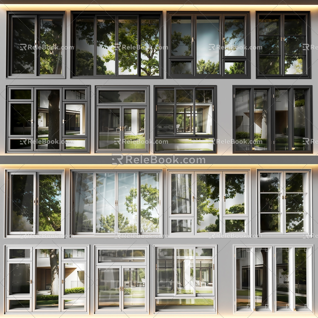 casement window 3d model