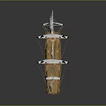 Detailed Wooden Sailboat Model Featuring White Sails And Classic Craftsmanship Design
