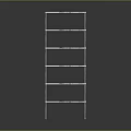 Transparent Multi tier Equipment Storage Rack With Metal Frame And Multiple Shelves