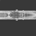 Modern White Red Hull Vessel With Deck Cranes And Antenna Structure