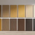 Modern wall panel wood veneer wall panel wall panel wall panel wall panel wood board 3d model