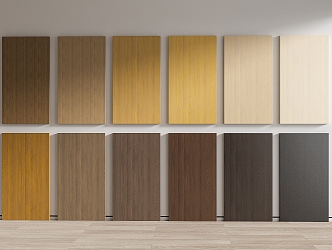 Modern wall panel wood veneer wall panel wall panel wall panel wall panel wood board 3d model