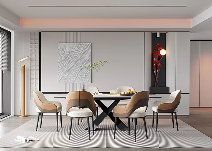 Modern Restaurant 3d model