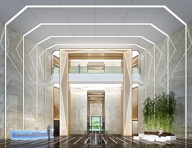 Modern Hall Combination 3d model
