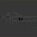 Multi Level Spiral Walkway Structure With Curved Paths And Support Columns